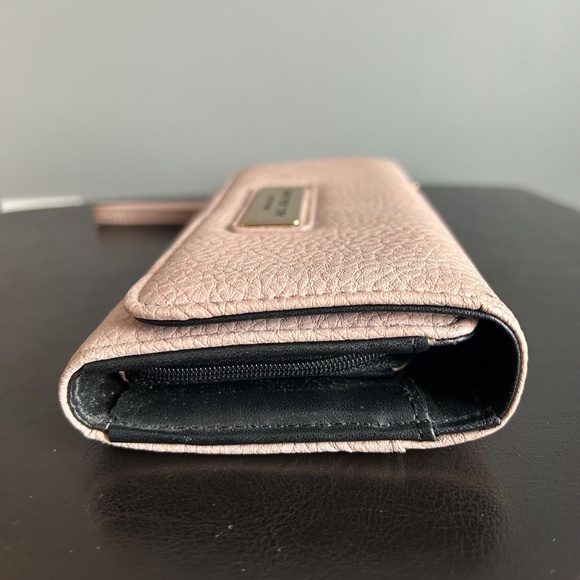 Marc New York (Andrew Marc) Pink  Pebbled Faux Leather Wallet - Picture 13 of 17